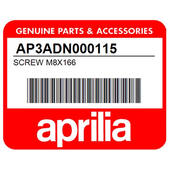 Aprilia AP3ADN000115 Screw M8x166