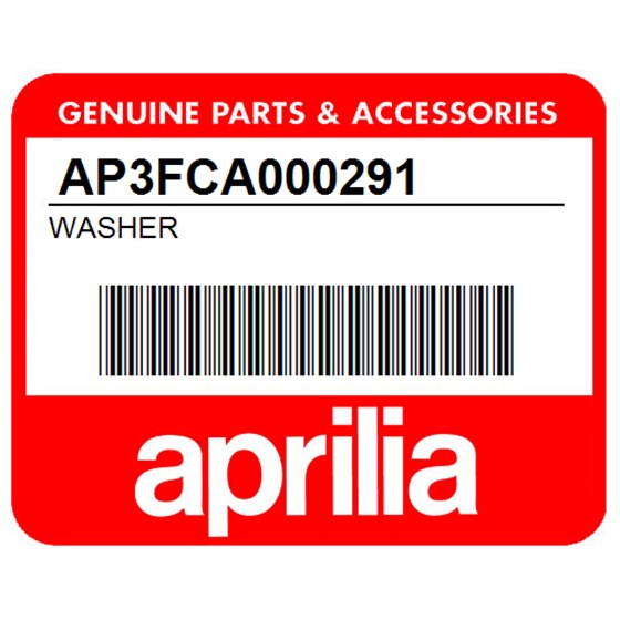 Aprilia AP3FCA000291 Washer
