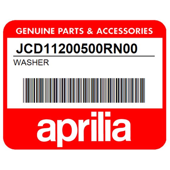 Aprilia JCD11200500RN00 Washer