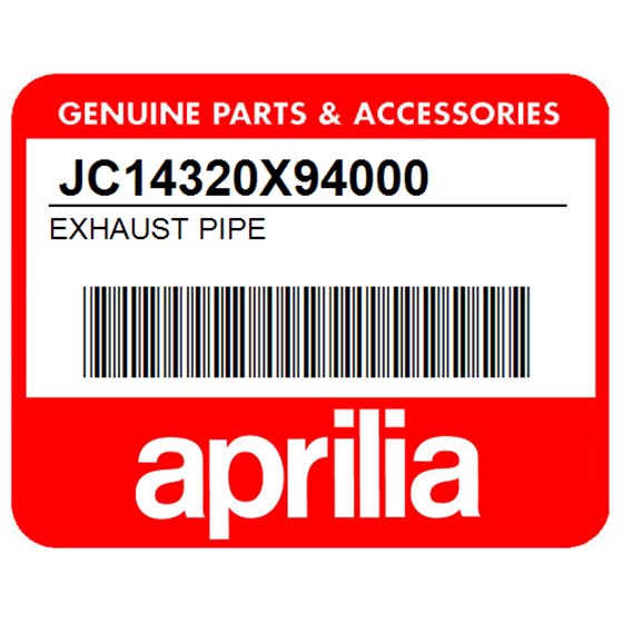 Aprilia JC14320X94000 Exhaust Pipe