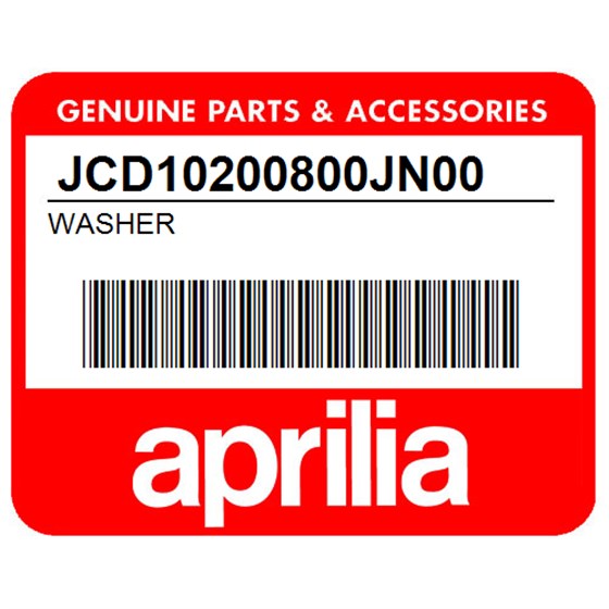 Aprilia JCD10200800JN00 Washer