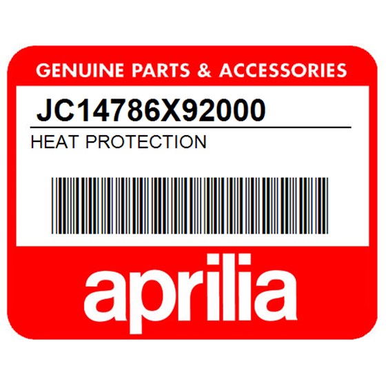 Aprilia JC14786X92000 Heat Protection