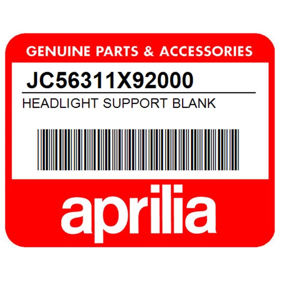Aprilia JC56311X92000 Headlight Support Blank