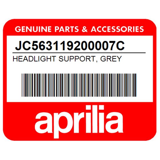 Aprilia JC563119200007C Headlight Support, Grey