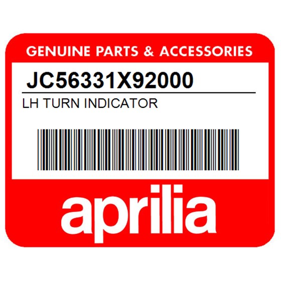 Aprilia JC56331X92000 Lh Turn Indicator