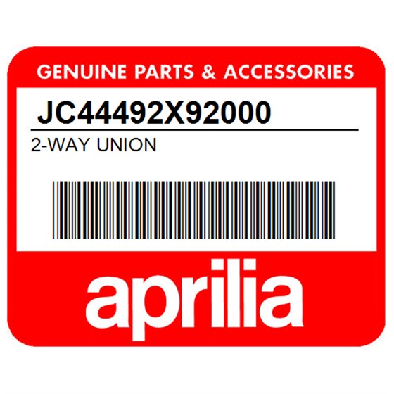 Aprilia JC44492X92000 2-Way Union