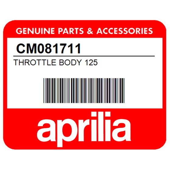 Aprilia CM081711 Throttle Body 125
