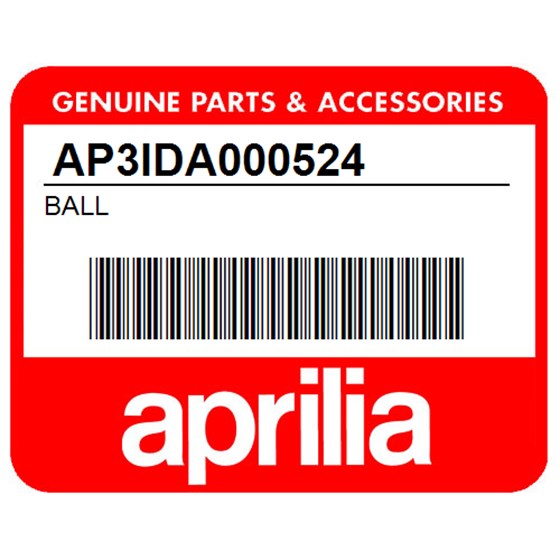 Aprilia AP3IDA000524 Ball