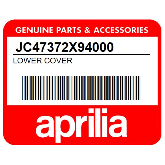 Aprilia JC47372X94000 Lower Cover