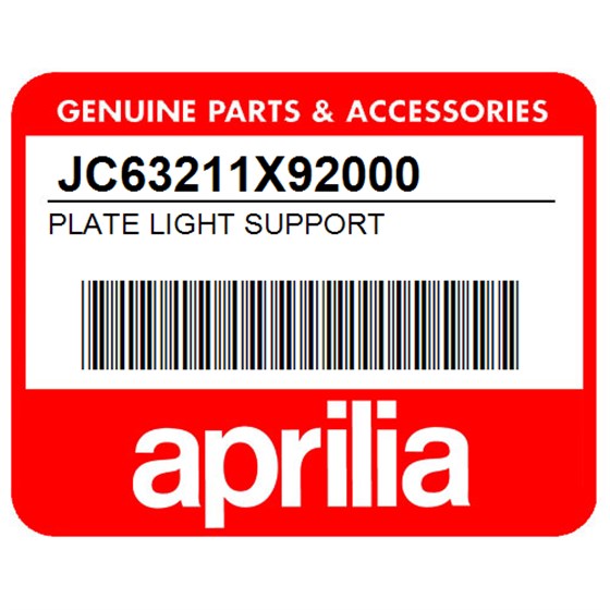 Aprilia JC63211X92000 Plate Light Support