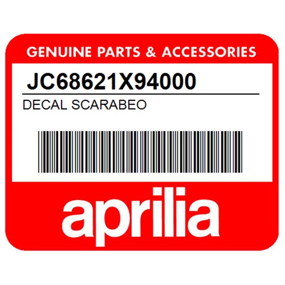 Aprilia JC68621X94000 Decal Scarabeo
