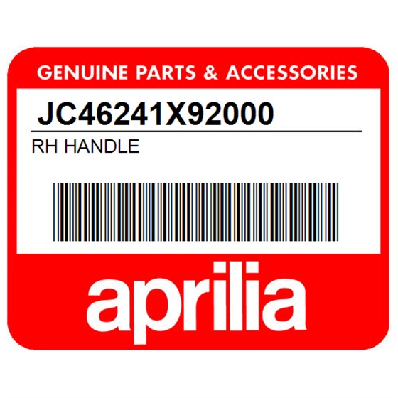 Aprilia JC46241X92000 Rh Handle