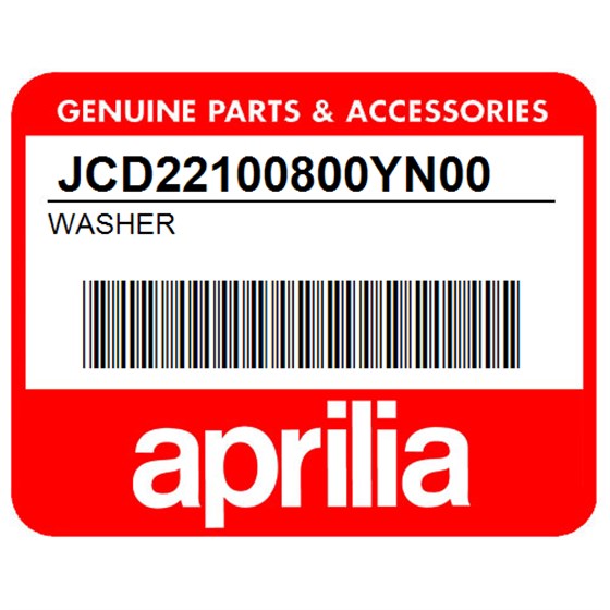 Aprilia JCD22100800YN00 Washer