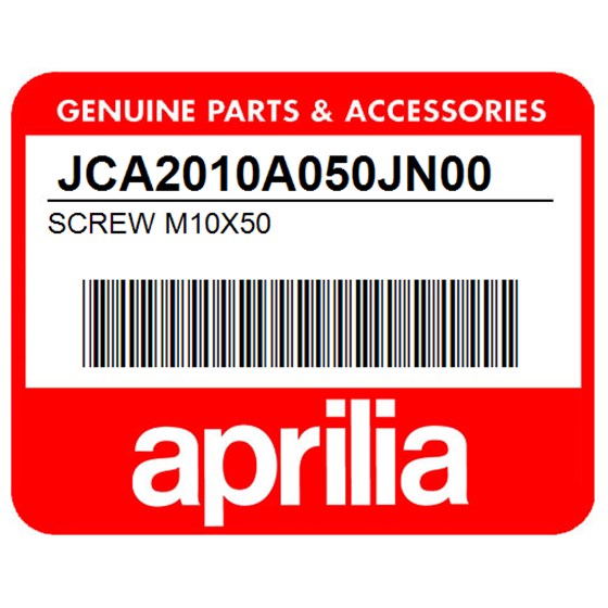 Aprilia JCA2010A050JN00 Screw M10x50