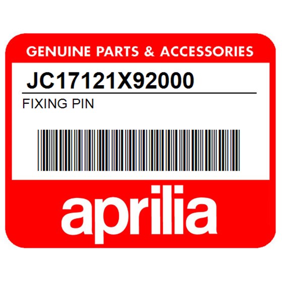 Aprilia JC17121X92000 Fixing Pin