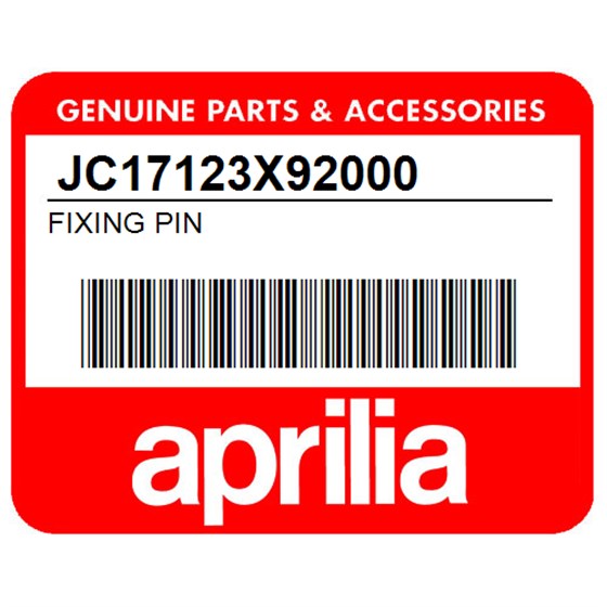 Aprilia JC17123X92000 Fixing Pin