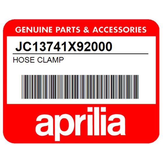 Aprilia JC13741X92000 Hose Clamp
