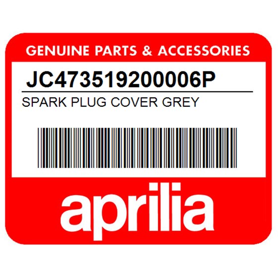 Aprilia JC473519200006P Spark Plug Cover Grey