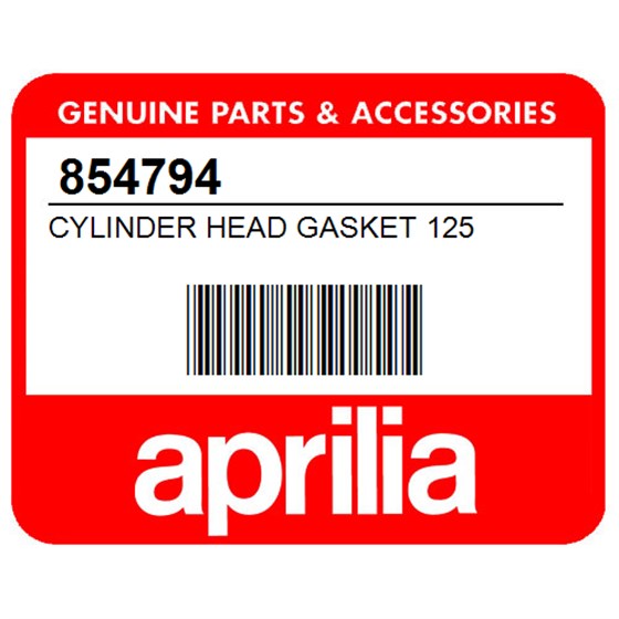 Aprilia 854794 Cylinder Head Gasket 125