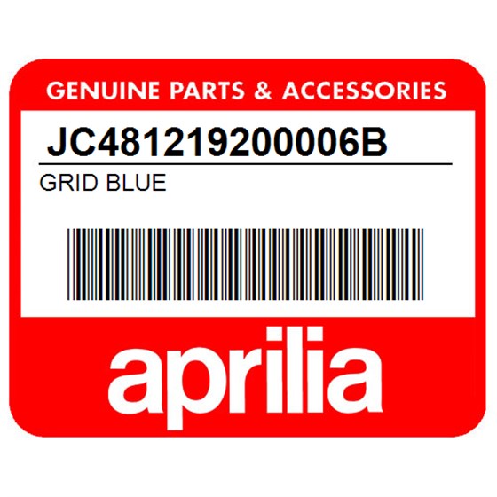 Aprilia JC481219200006B Grid Blue