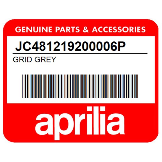 Aprilia JC481219200006P Grid Grey