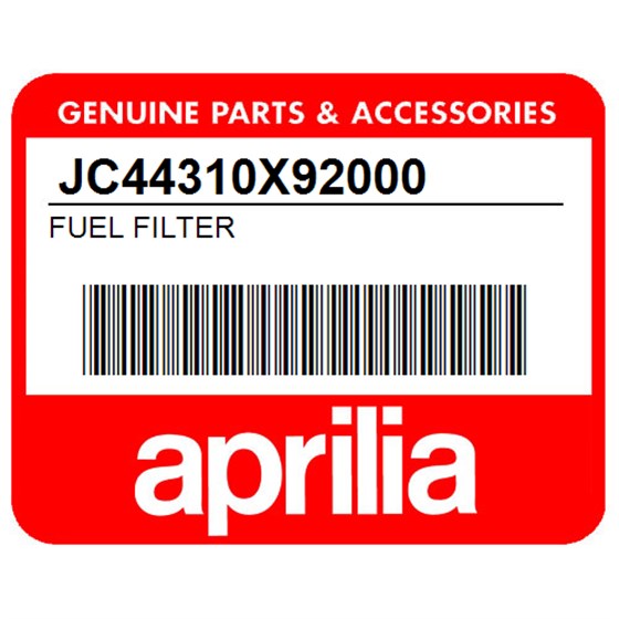 Aprilia JC44310X92000 Fuel Filter