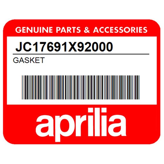 Aprilia JC17691X92000 Gasket