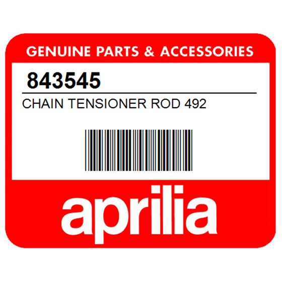 Aprilia 843545 Chain Tensioner Rod 492
