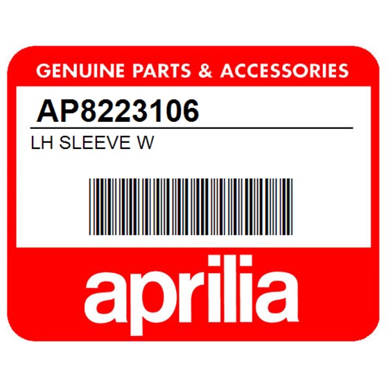 Aprilia AP8223106 Lh Sleeve W
