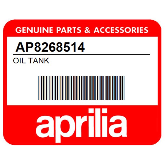 Aprilia AP8268514 Oil Tank