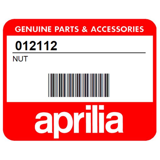Aprilia 012112 Nut
