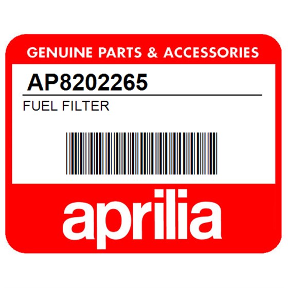 Aprilia AP8202265 Fuel Filter