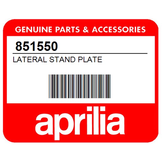 Aprilia 851550 Lateral Stand Plate