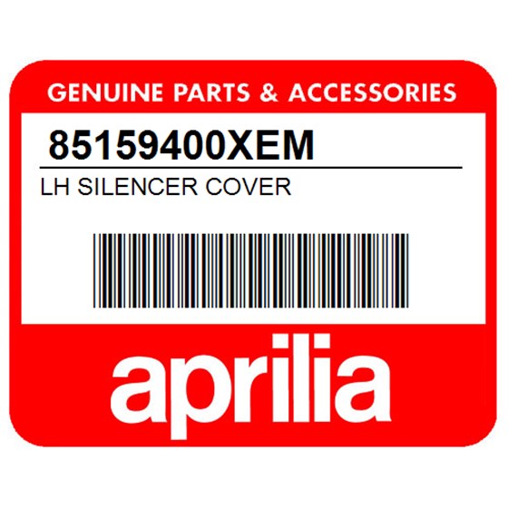 Aprilia 85159400XEM Lh Silencer Cover