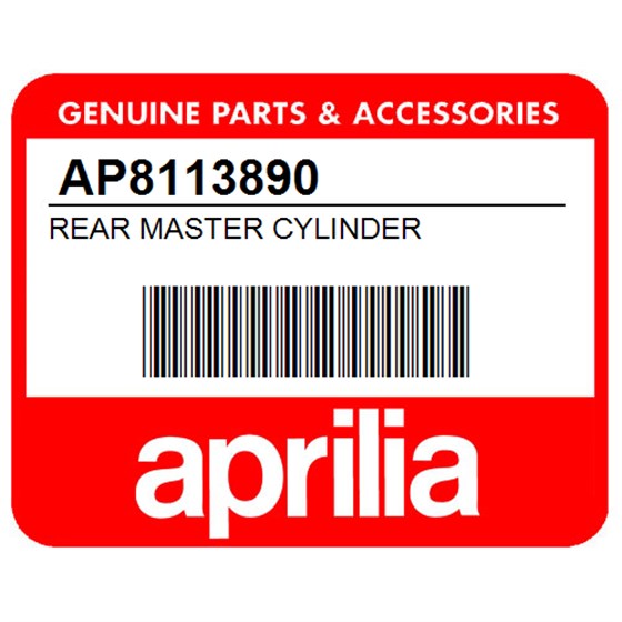 Aprilia AP8113890 Rear Master Cylinder