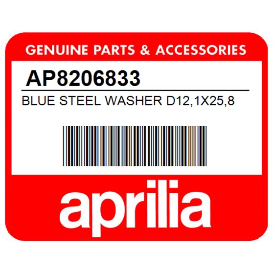 Aprilia AP8206833 Blue Steel Washer D12,1X25,8