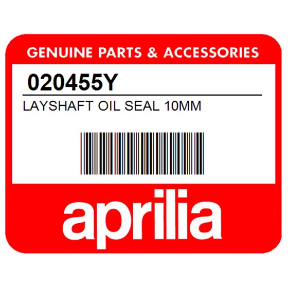 Aprilia 020455Y Layshaft Oil Seal 10Mm