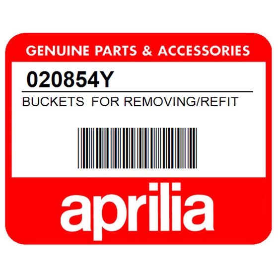 Aprilia 020854Y Buckets For Removing/Refitting Sca Valves