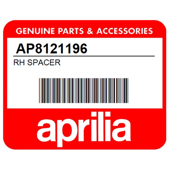 Aprilia AP8121196 Rh Spacer