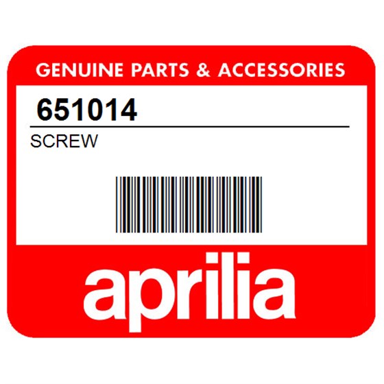 Aprilia 651014 Screw