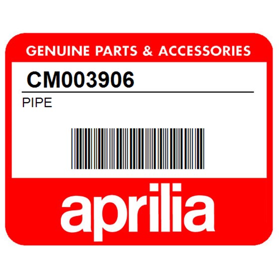 Aprilia CM003906 Pipe