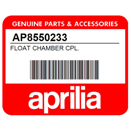Aprilia AP8550233 Float Chamber Cpl.