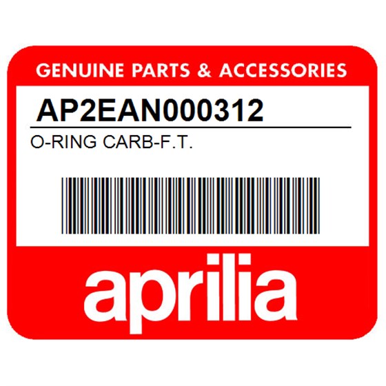 Aprilia AP2EAN000312 O-Ring Carb-F.T.