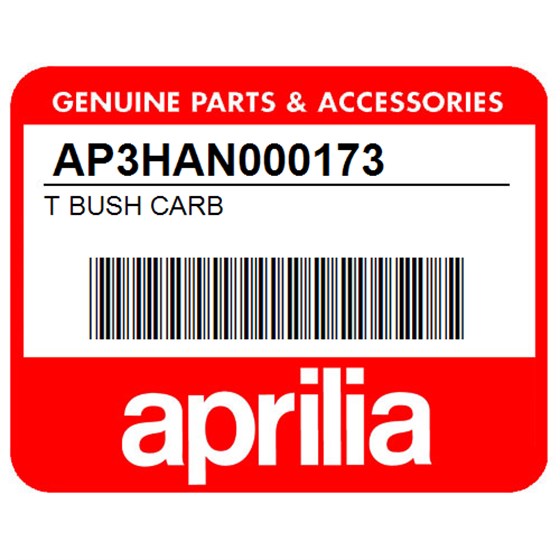 Aprilia AP3HAN000173 T Bush Carb