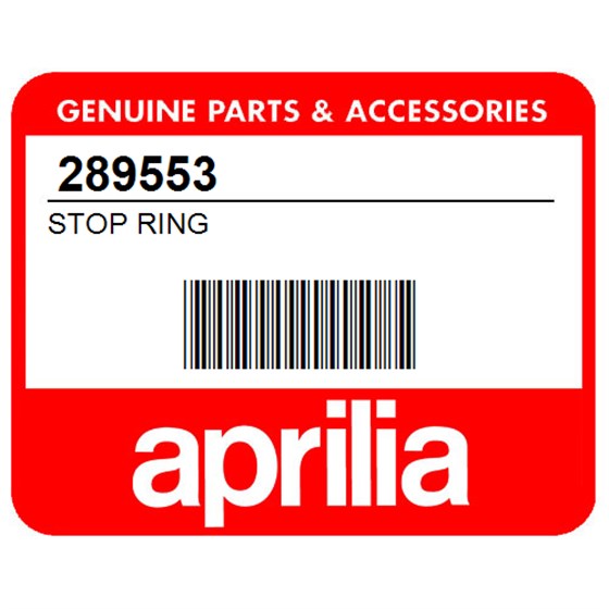 Aprilia 289553 Stop Ring