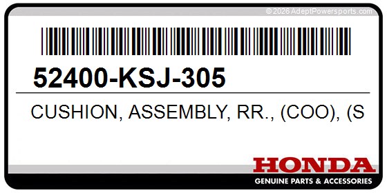 Honda 52400-KSJ-305 Cushion, Assembly, Rr., (Coo), (Showa)