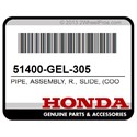 Honda 51400-GEL-305 Pipe, Assembly, R., Slide, (Coo), (Showa)