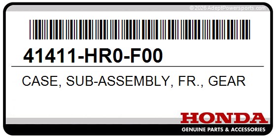 Honda 41411-HR0-F00 Case, Sub-Assembly, Fr., Gear