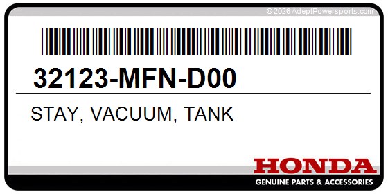 Honda 32123-MFN-D00 Stay, Vacuum, Tank