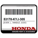Honda 53178-KYJ-305 Lever, L., Handle, (Coo)